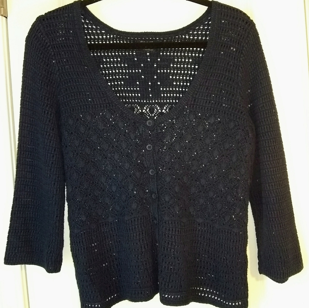 Lucky Brand Blue Cardigan